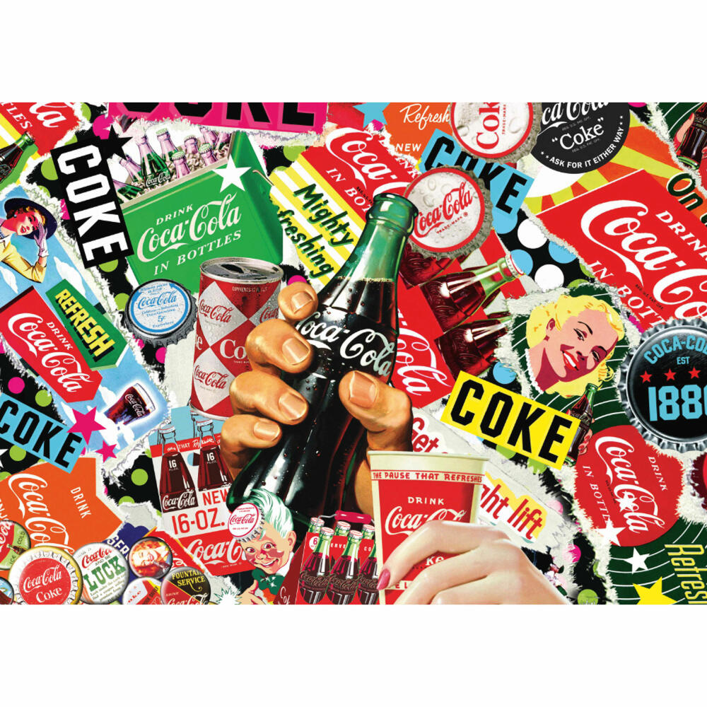 Schmidt Spiele Coca Cola is it!, Puzzle, Erwachsenenpuzzle, 1000 Teile, 59916