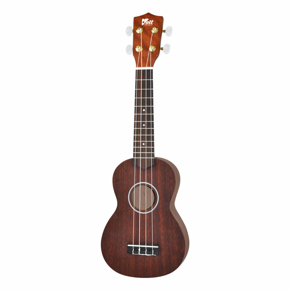 Voggenreiter Volt Complete Ukulele Set, 4-tlg., Gitarre, Holzukulele, Instrument, Musikinstrument, mit Gitarrenbuch, Holz, ab 10 Jahre, 401