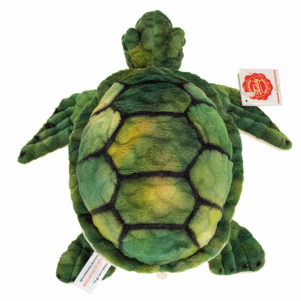 Teddy Hermann Wasserschildkröte, Plüschtier, Meerestier, Plüsch, Grün, 23 cm, 900344