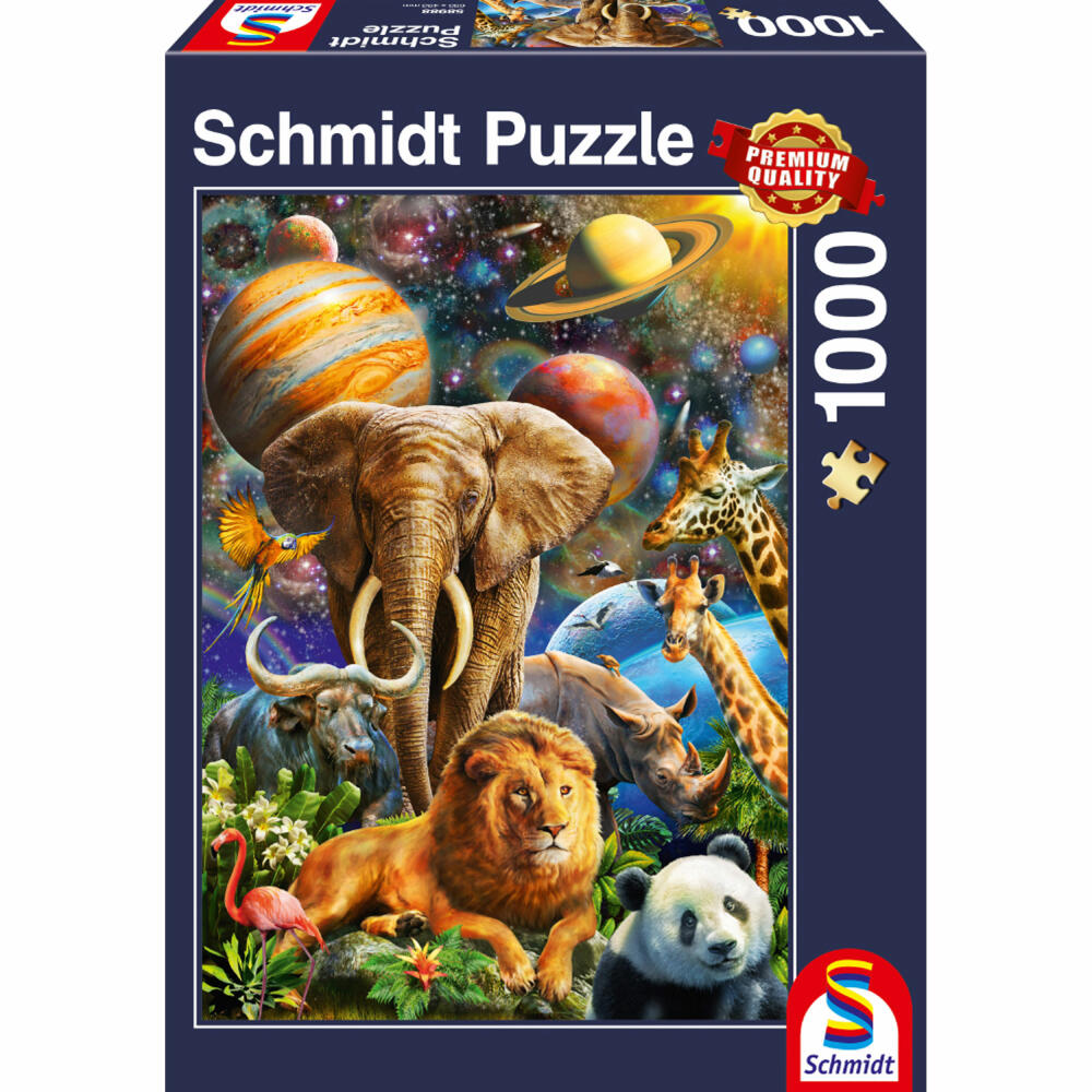 Schmidt Spiele Wundervolles Universum, Standard Puzzle, Erwachsenenpuzzle, 1000 Teile, 58988