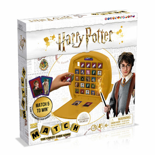 Winning Moves Top Trumps Match Harry Potter White Style, Würfelspiel, Gesellschaftsspiel, Würfel Spiel, 38034