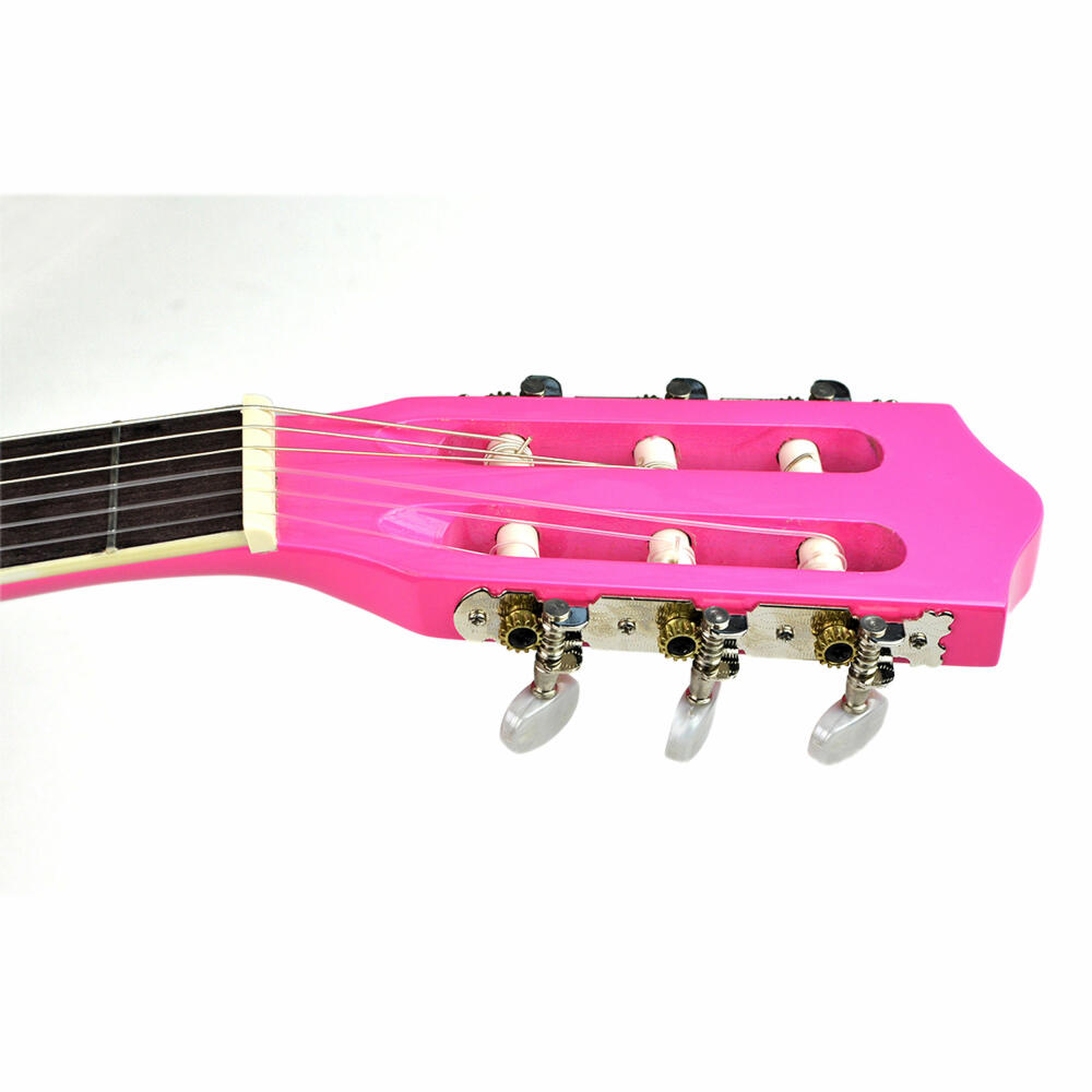 Voggenreiter Voggy Kindergitarre 1/2, Kinder Gitarre, Erstgitarre, Akustikgitarre, Instrument, Musikinstrument, Pink, Holz, ab 6 Jahre, 1095