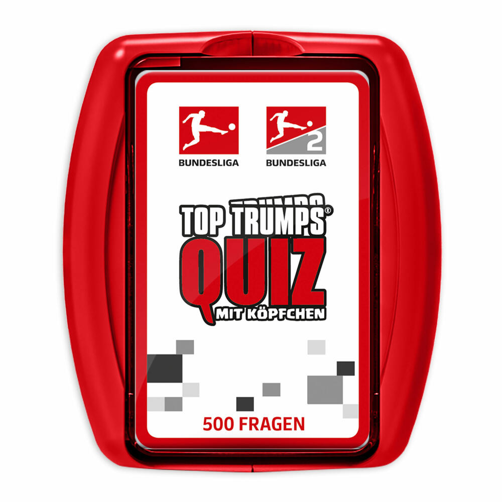 Winning Moves Top Trumps Quiz Bundesliga Edition, Quizspiel, Gesellschaftsspiel, Wissensspiel, 47230