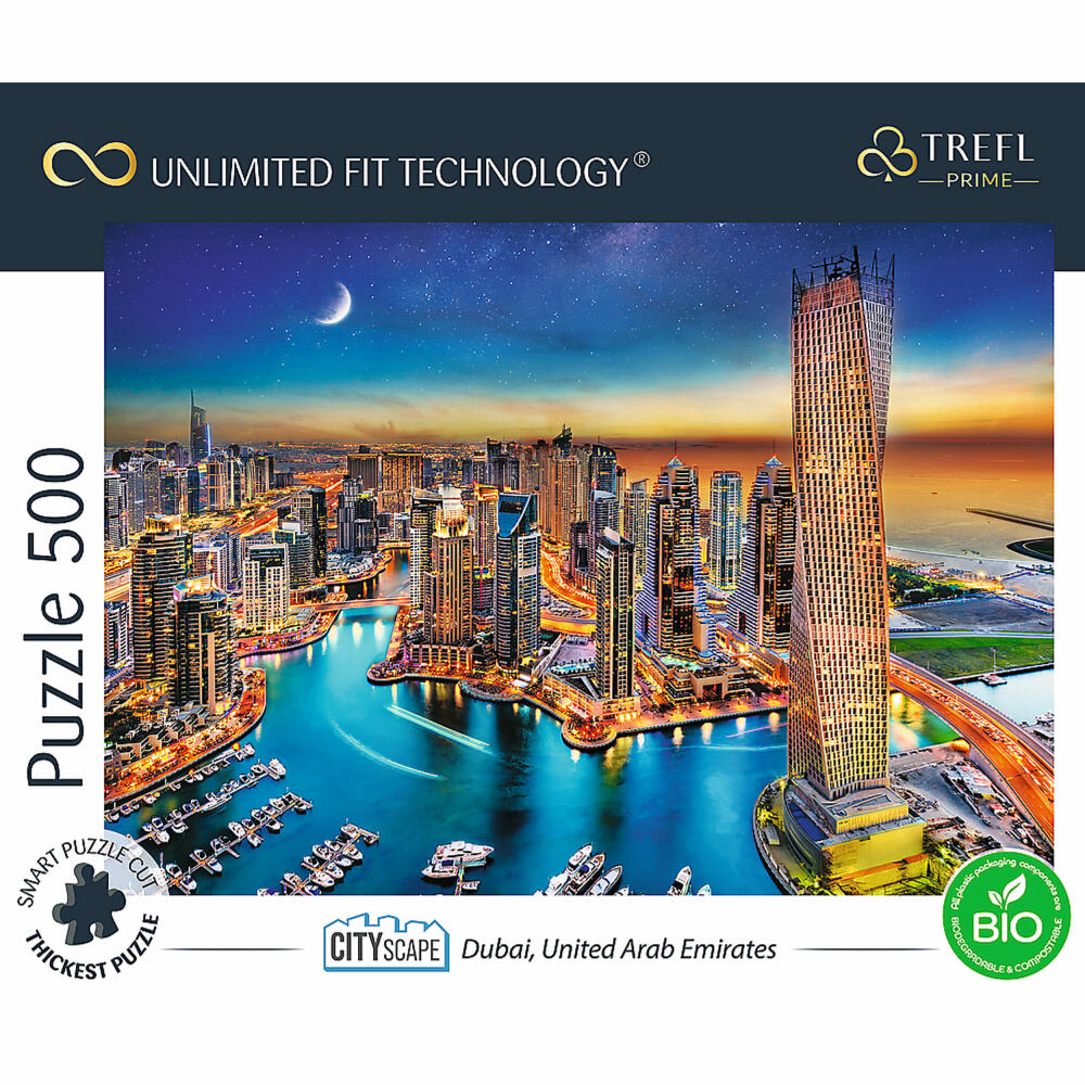 Trefl Puzzle UFT Dubai, 500 Teile, 48 x 34 cm, 37455