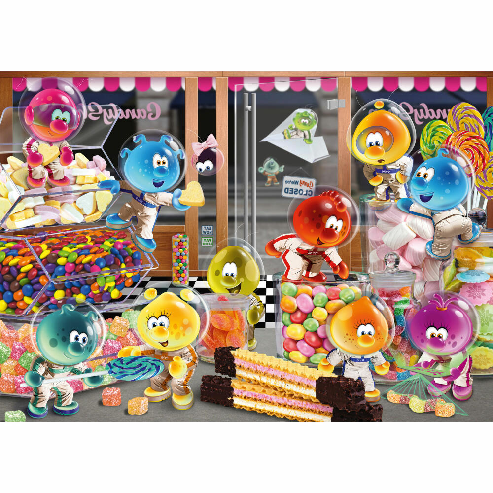 Schmidt Spiele Puzzle SpaceBubble Happy Together im Candy Store, Erwachsenenpuzzle, Premium, 1000 Teile, 59944