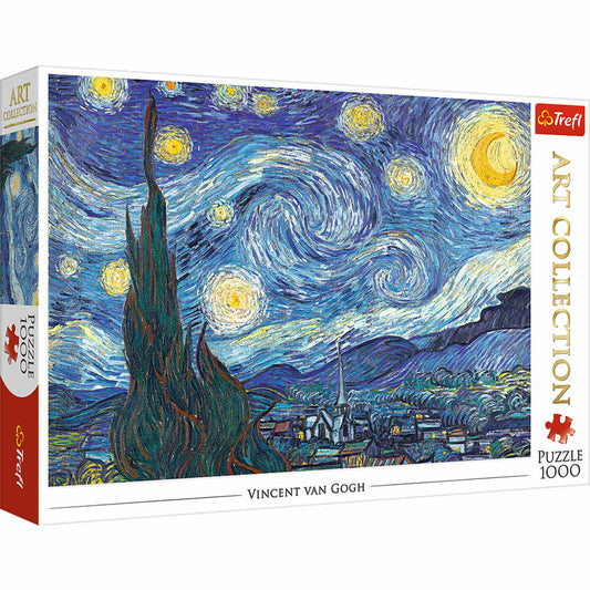 Trefl Puzzle Vincent van Goch - Die Sternennacht, 1000 Teile, 68.3 x 48 cm, 10560