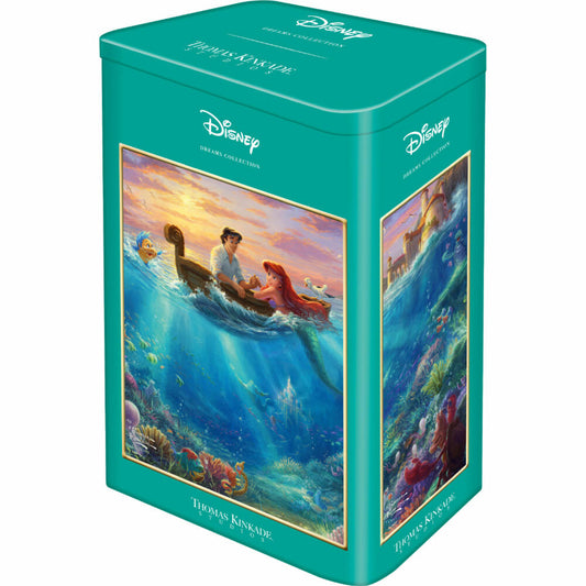 Schmidt Spiele Disney Arielle, Thomas Kinkade, Puzzle, Erwachsenenpuzzle, Nostalgiedose, 500 Teile, 59927