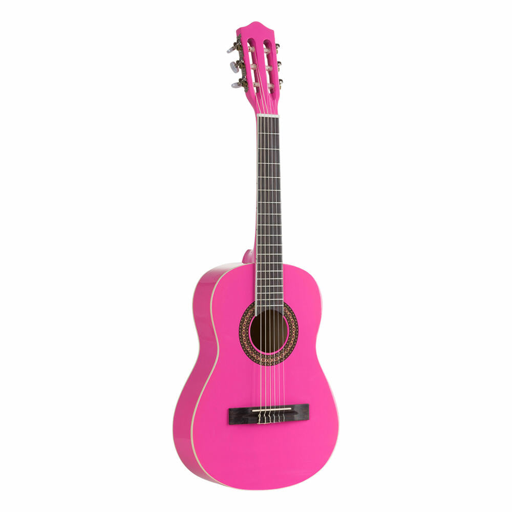 Voggenreiter Voggy Kindergitarre 1/2, Kinder Gitarre, Erstgitarre, Akustikgitarre, Instrument, Musikinstrument, Pink, Holz, ab 6 Jahre, 1095