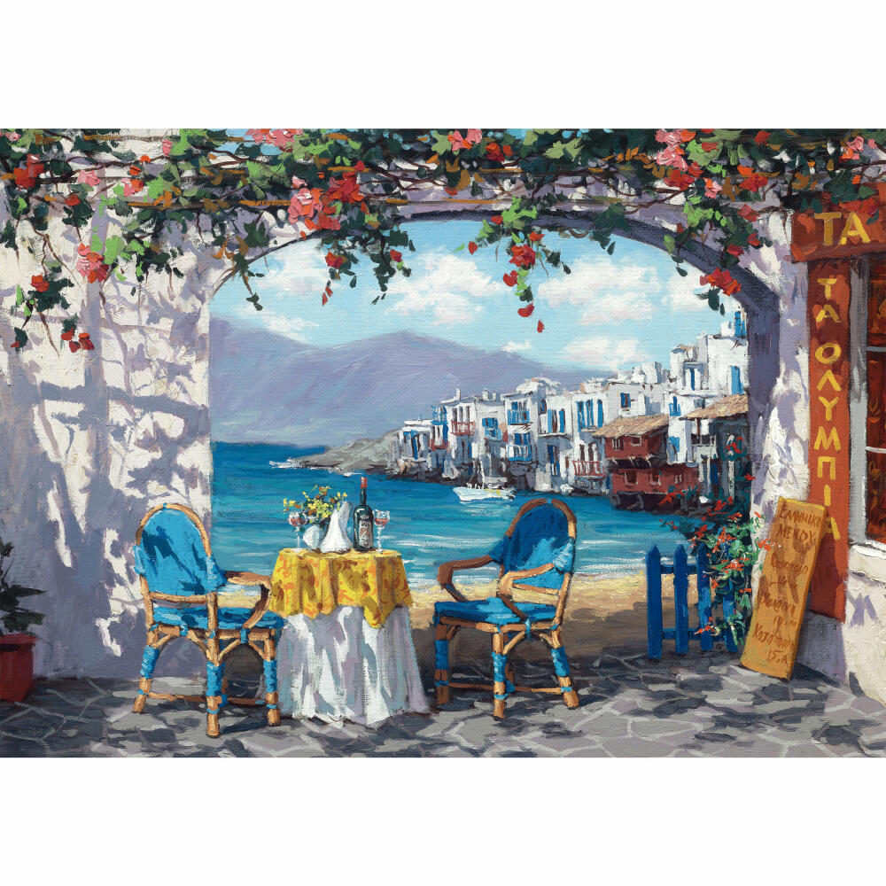 Schmidt Spiele Sam Park Rendezvous auf Mykonos, Bildpuzzle, 1000 Teile, Puzzle, Puzzlespiel, 59396