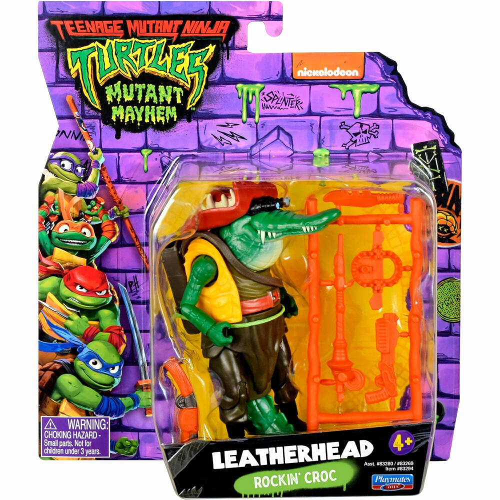 Boti Teenage Mutant Ninja Turtles Leatherhead Basic Figure, Spielfigur, Actionfigur, Figur, 38744