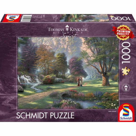 Schmidt Spiele Spirit Weg des Glaubens, Thomas Kinkade, Puzzle, Erwachsenenpuzzle, 1000 Teile, 59677