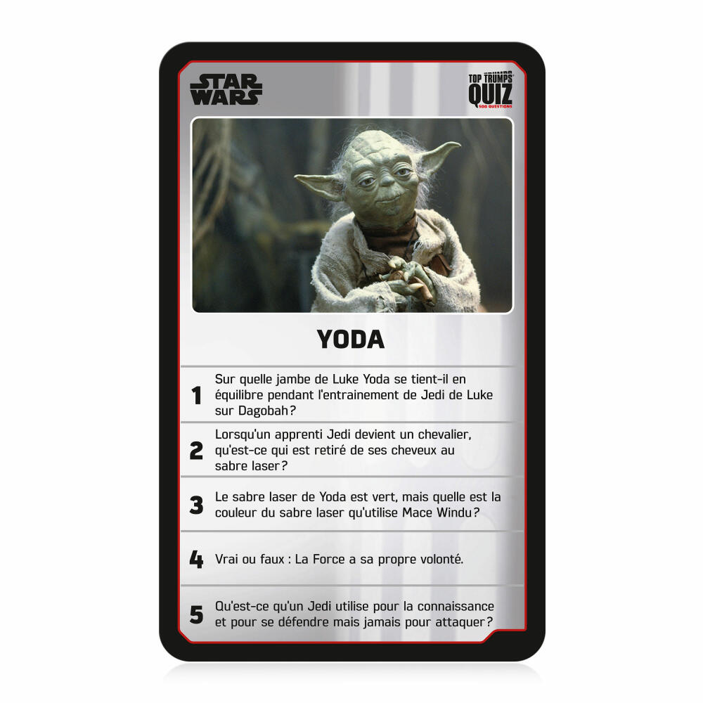 Winning Moves Top Trumps Quiz Star Wars, Quizspiel, Gesellschaftsspiel, Wissensspiel, WM01405-GER-6