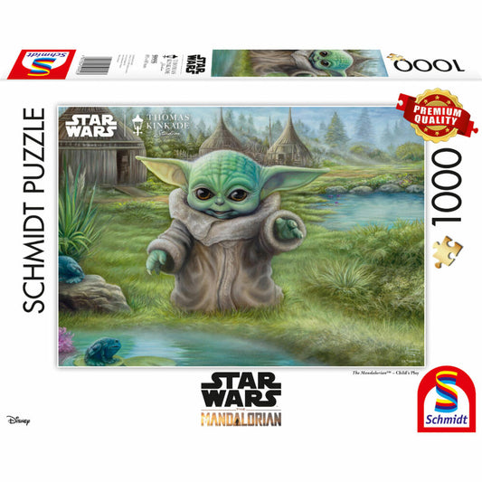 Schmidt Spiele Lucas Film The Mandalorian Childs Play, Thomas Kinkade, Puzzle, Erwachsenenpuzzle, 1000 Teile, 59955