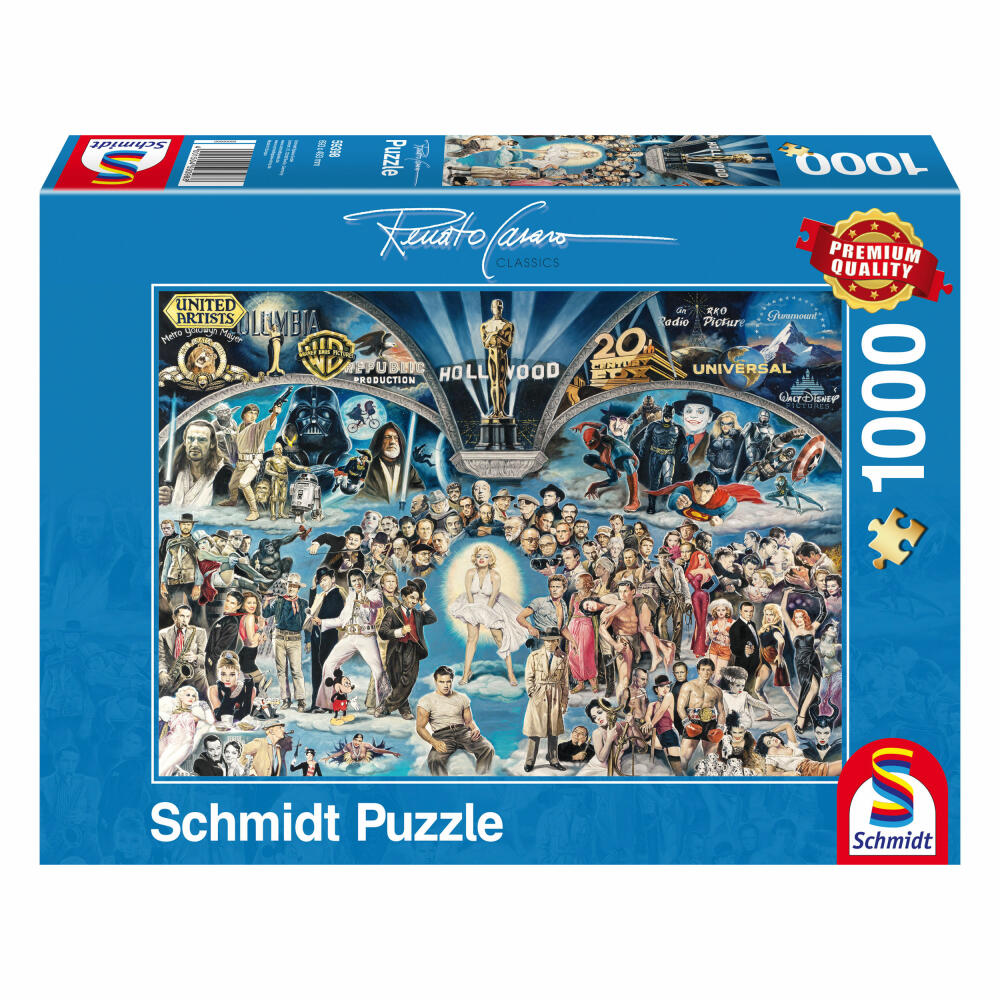 Schmidt Spiele Renato Casaro Hollywood, Bildpuzzle, 1000 Teile, Puzzle, Puzzlespiel, 59398