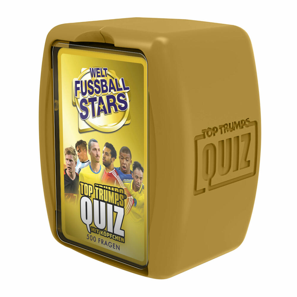 Winning Moves Top Trumps Quiz World Football Stars, Quizspiel, Gesellschaftsspiel, Wissensspiel, WM03239-GER-6