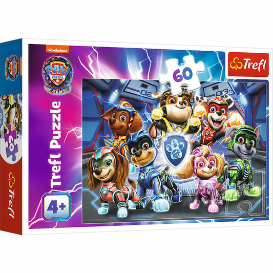 Trefl Puzzle Paw Patrol Film, Kinderpuzzle, 60 Teile, 33 x 22 cm, 17385