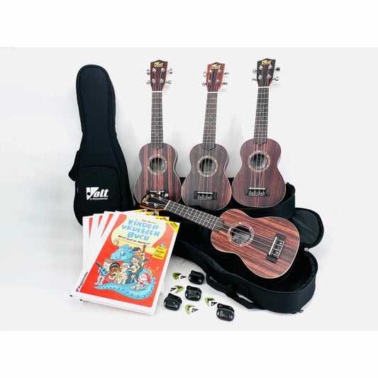 Voggenreiter VOLT Ukulelen-Set für die Schule, 16-tlg., Gitarre, Akustikgitarre, Instrument, ab 6 Jahren, 1355