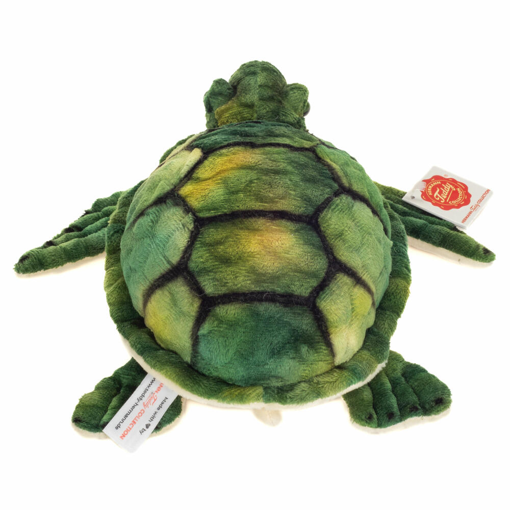 Teddy Hermann Wasserschildkröte, Plüschtier, Meerestier, Plüsch, Grün, 23 cm, 900344