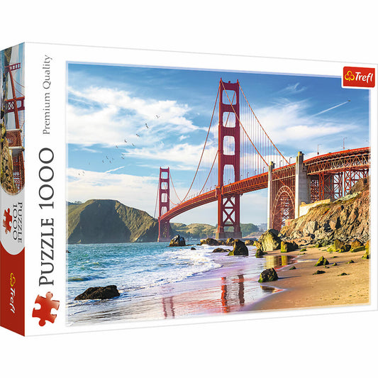 Trefl Puzzle Golden Gate Bridge, San Francisco, 1000 Teile, 68.3 x 48 cm, 10722