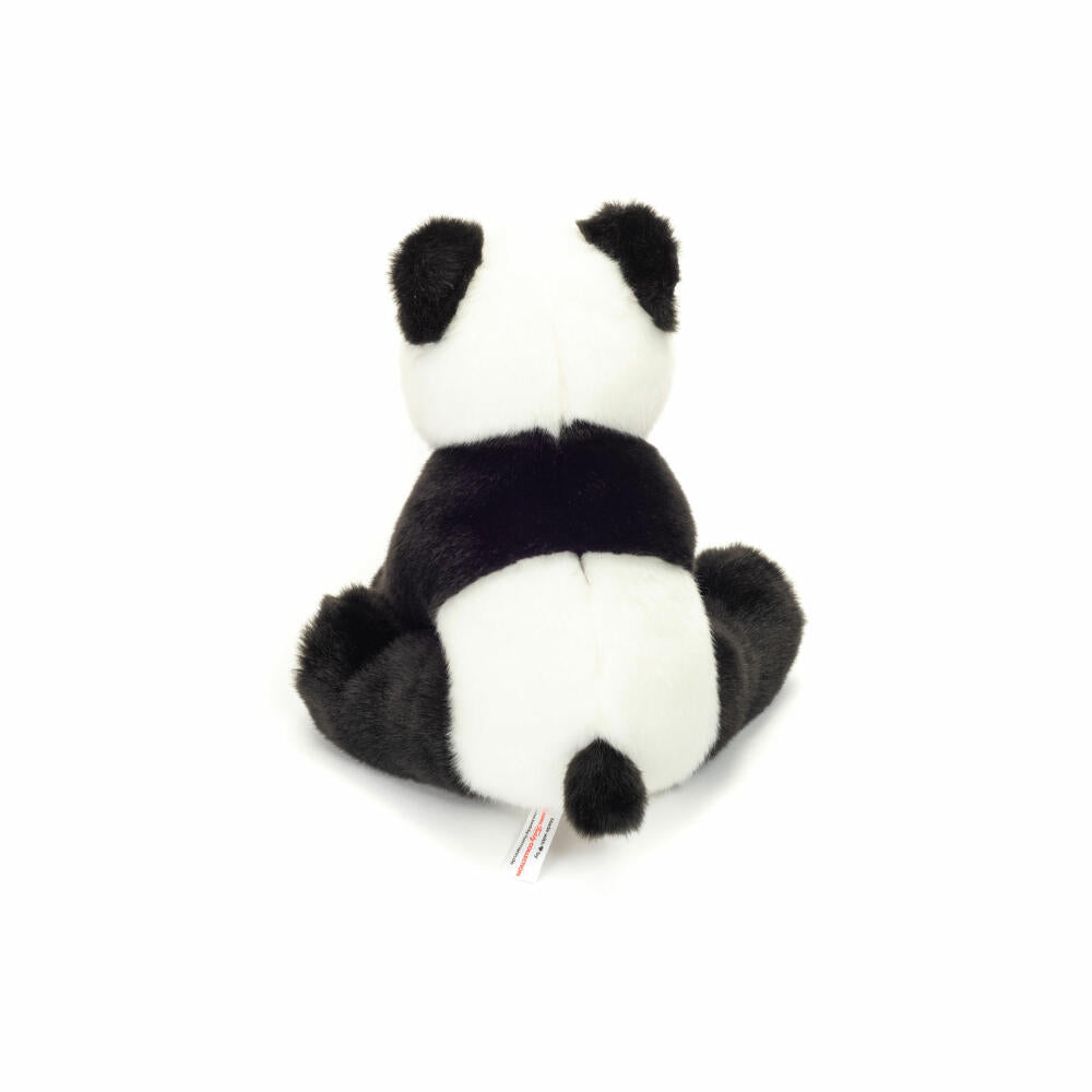 Teddy Hermann Panda sitzend, Plüschtier, Kuscheltier, Pandabär, Bär, Plüsch, Schwarz-Weiß, 25 cm, 924289