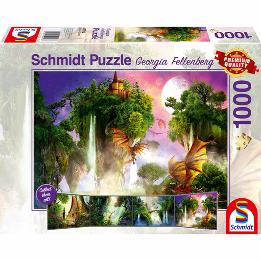 Schmidt Spiele Wächter des Waldes, Georgia Fellenberg, Puzzle, Erwachsenenpuzzle, 1000 Teile, 59912