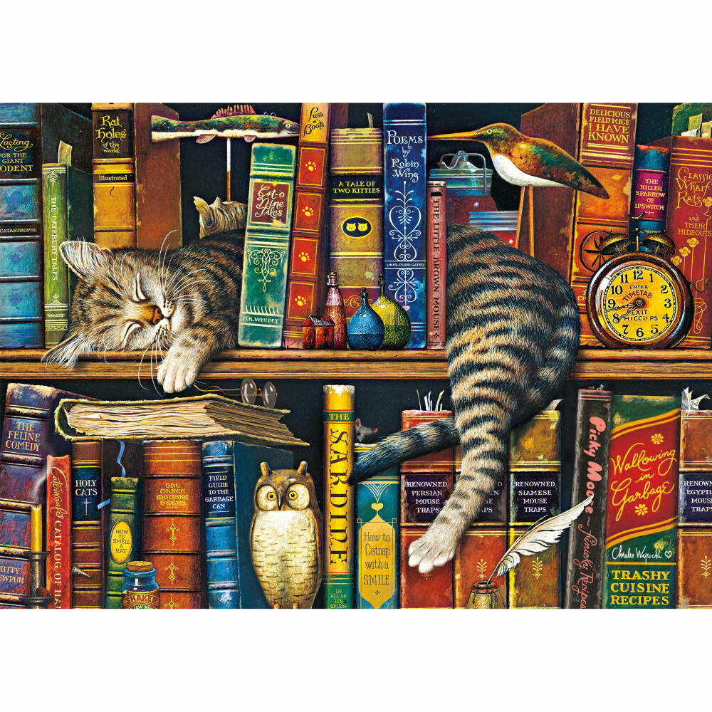 Schmidt Spiele Puzzle Frederick, der Literat, Charles Wysocki, Erwachsenenpuzzle, Premium, 1000 Teile, 59991