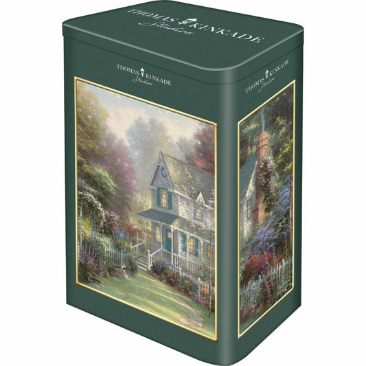 Schmidt Spiele Victoria Garden II, Thomas Kinkade, Puzzle, Erwachsenenpuzzle, Nostalgiedose, 500 Teile, 59925