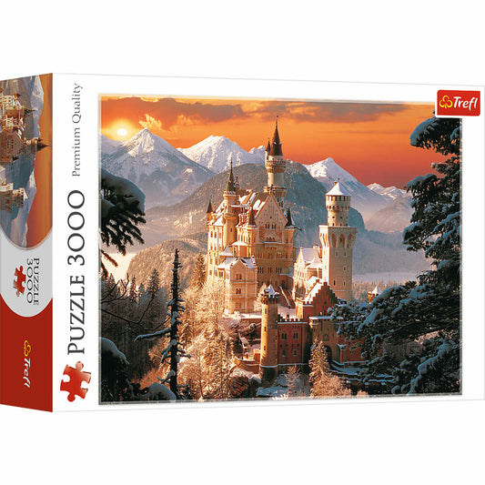 Trefl Puzzle Neuschwanstein im Winter, 3000 Teile, 116 x 85 cm, 33025