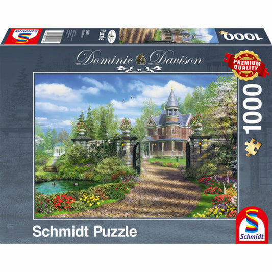 Schmidt Spiele Puzzle Idyllisches Landgut, Dominic Davison, Erwachsenenpuzzle, Premium, 1000 Teile, 59618