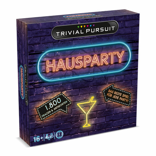 Winning Moves Trivial Pursuit - Hausparty XL, Brettspiel, Gesellschaftsspiel, Wissensspiel, ab 16 Jahren, 47407