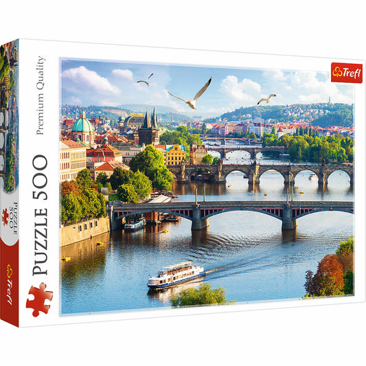 Trefl Puzzle Prag, Tschechische Repulbik, 500 Teile, 48 x 34 cm, 37382