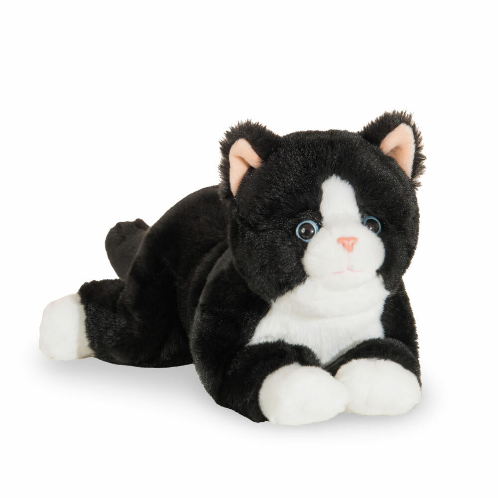 Teddy Hermann Schlenkerkatze, Plüschtier, Kuscheltier, Kätzchen, Katze, Plüsch, Schwarz, 30 cm, 918356