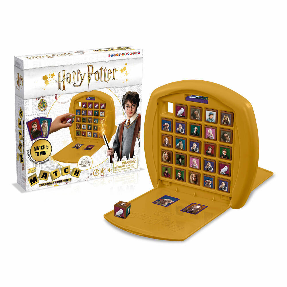 Winning Moves Top Trumps Match Harry Potter White Style, Würfelspiel, Gesellschaftsspiel, Würfel Spiel, 38034