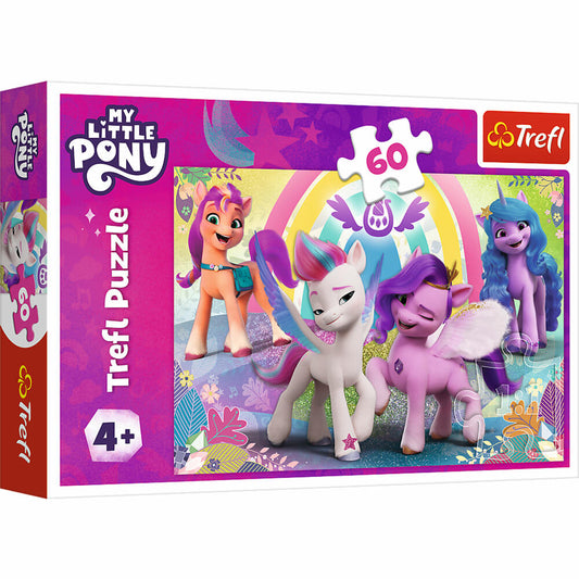 Trefl Puzzle My little Pony, Kinderpuzzle, 60 Teile, 33 x 22 cm, 17390