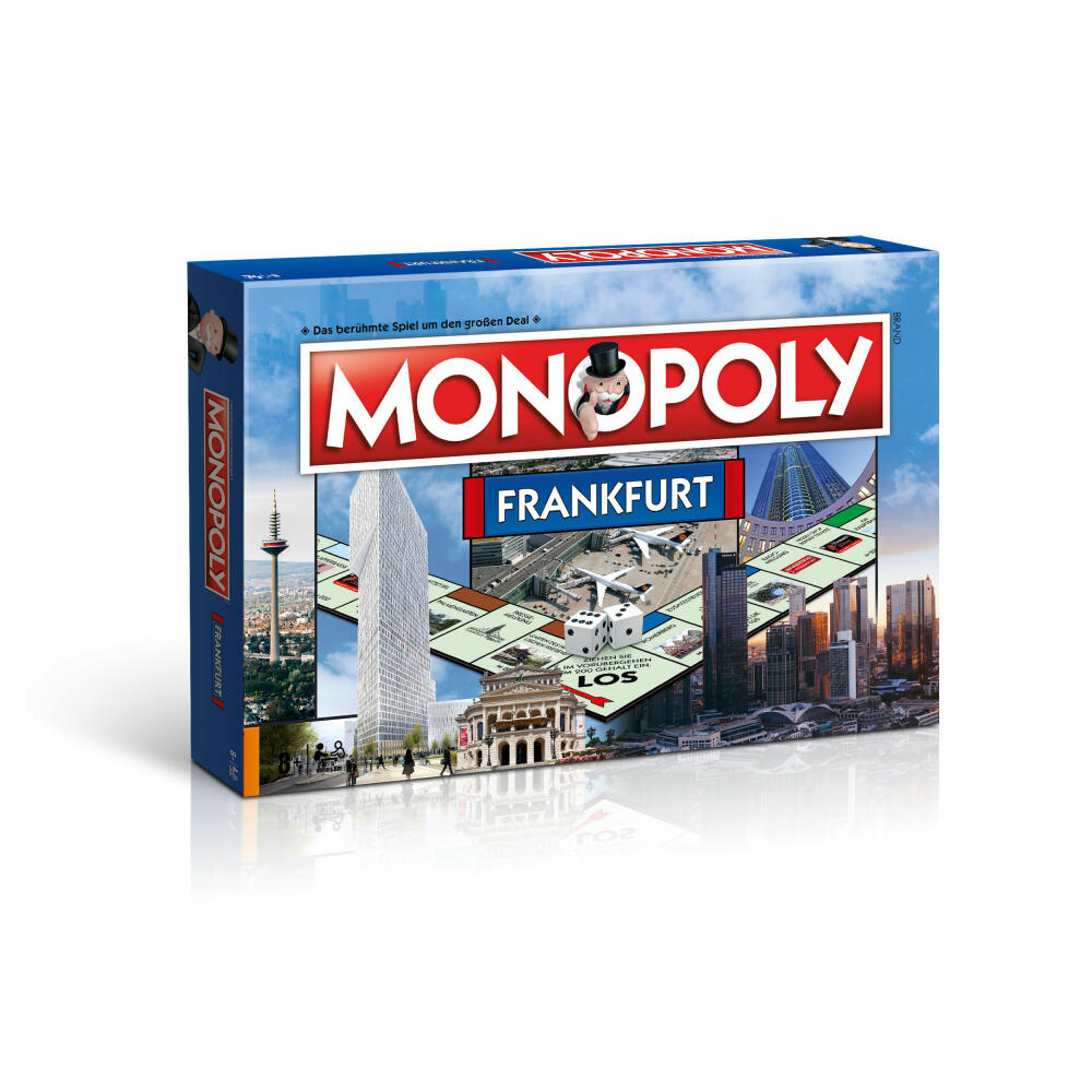 Winning Moves Monopoly Frankfurt, Brettspiel, Gesellschaftsspiel, Familienspiel, 40262