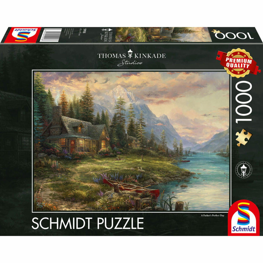 Schmidt Spiele Ausflug am Vatertag, Thomas Kinkade, Puzzle, Erwachsenenpuzzle, 1000 Teile, 59918