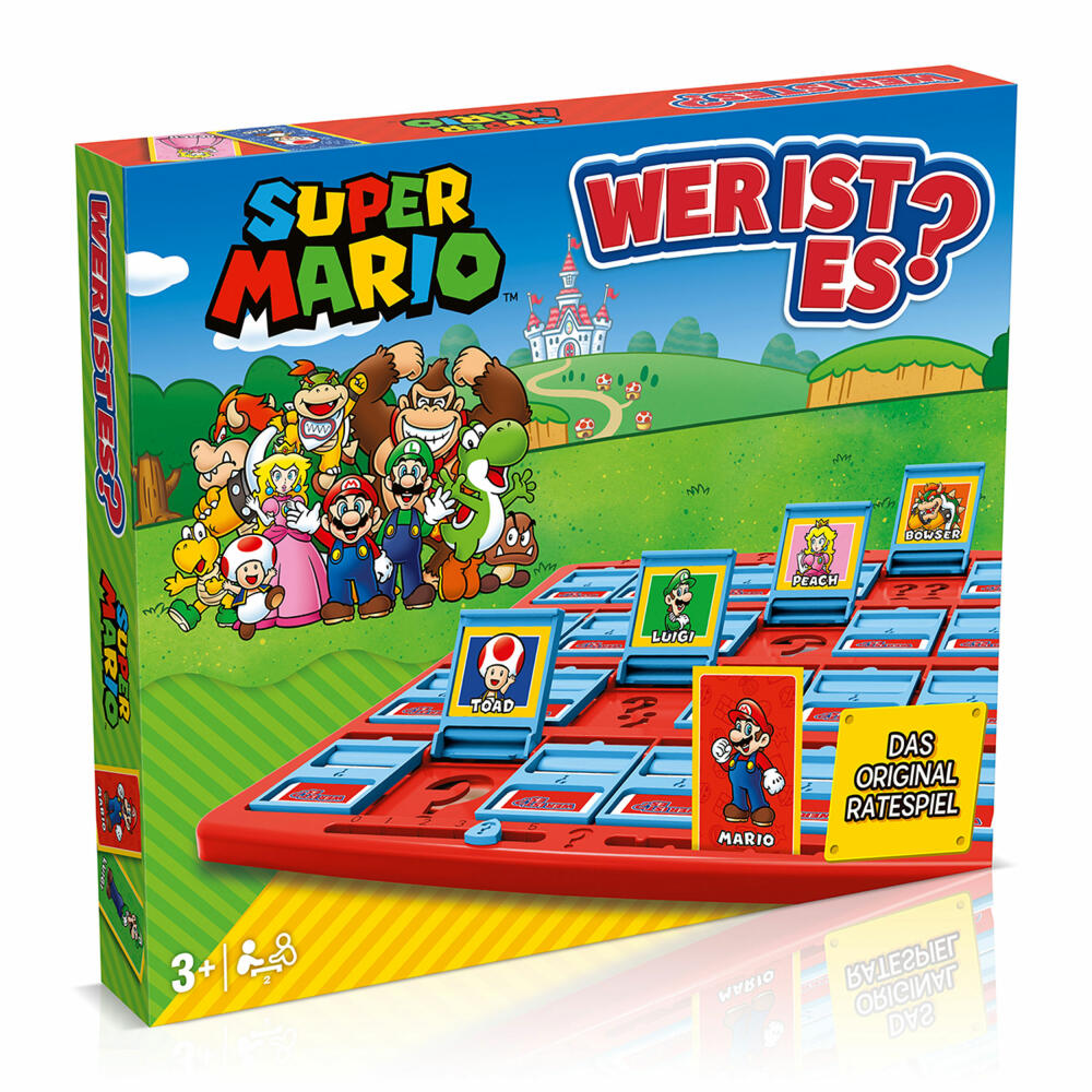 Winning Moves Wer ist es? Super Mario, Ratespiel, Gesellschaftsspiel, Kinderspiel, WM03076-GER-6