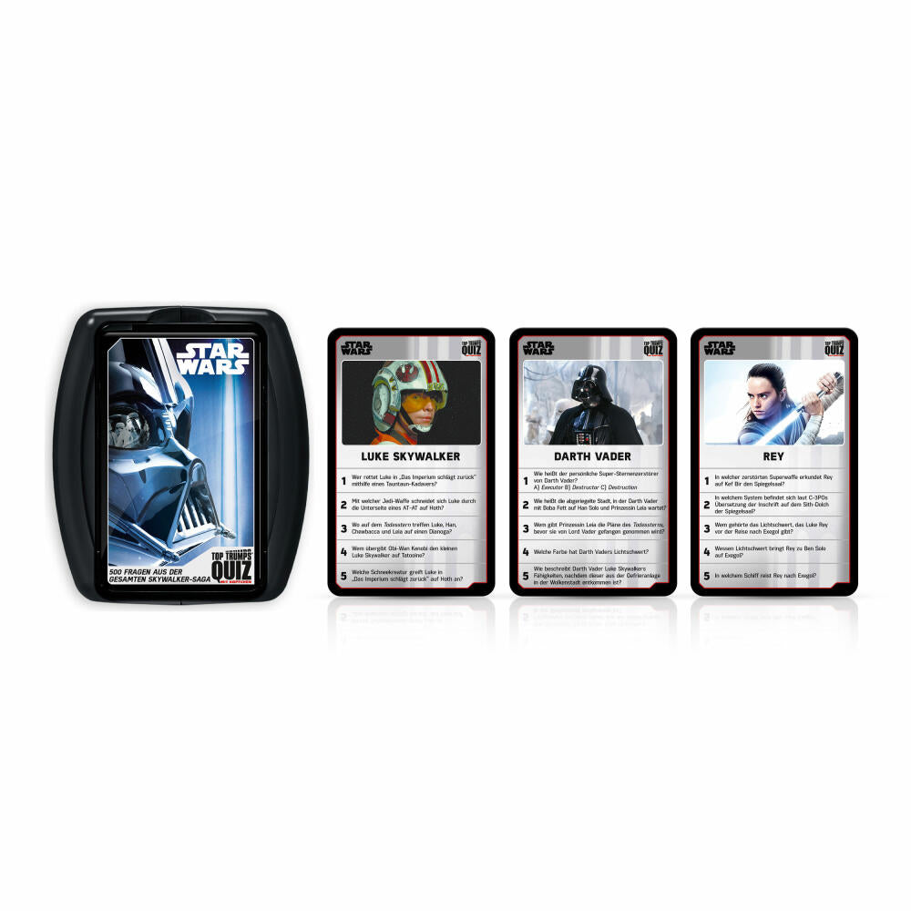 Winning Moves Top Trumps Quiz Star Wars, Quizspiel, Gesellschaftsspiel, Wissensspiel, WM01405-GER-6