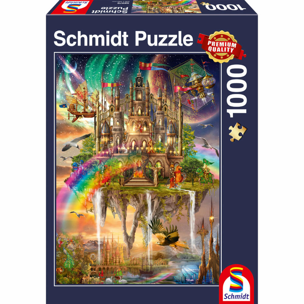 Schmidt Spiele Stadt im Himmel, Standard Puzzle, Erwachsenenpuzzle, 1000 Teile, 58979