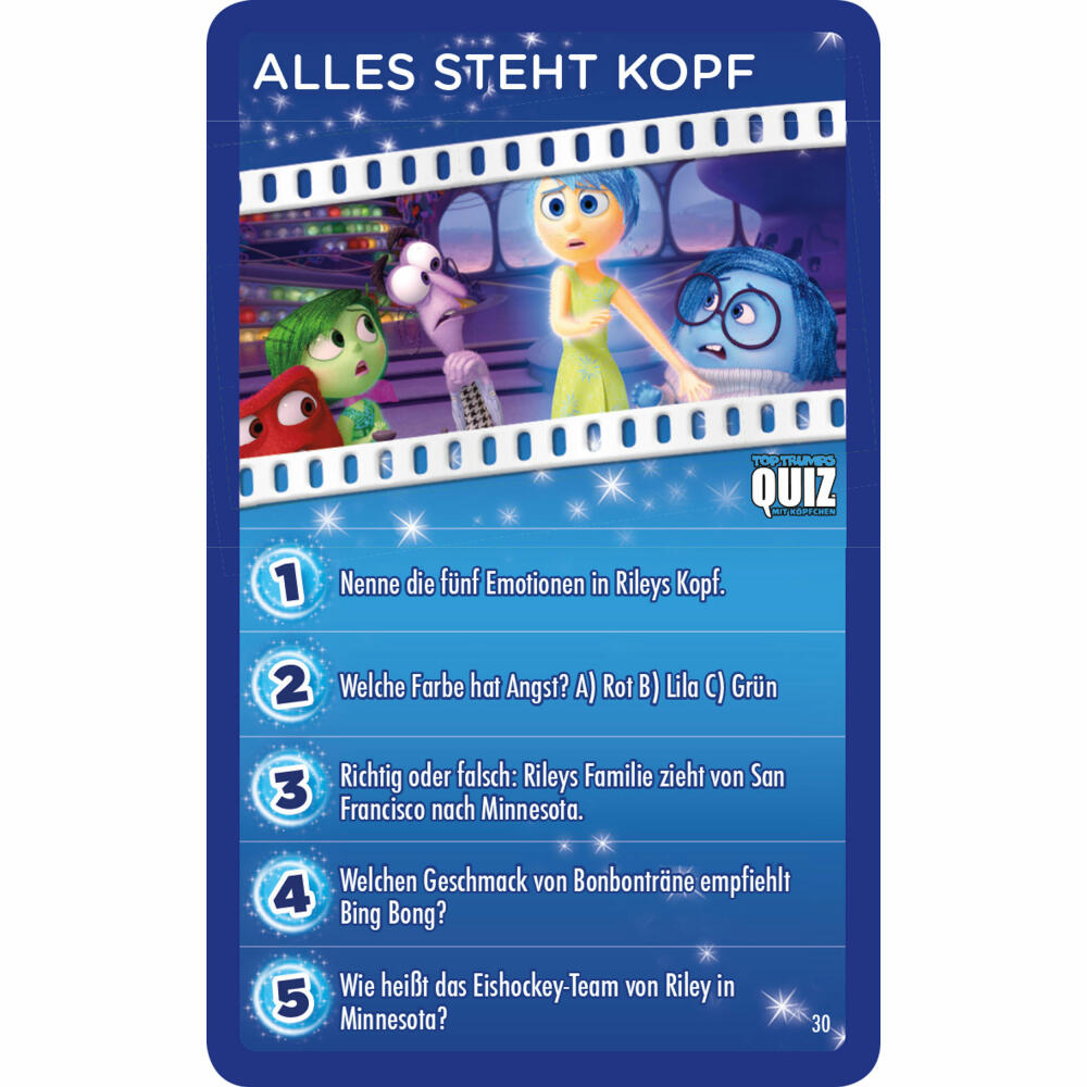 Winning Moves Top Trumps Quiz Disney Classic, Quizspiel, Gesellschaftsspiel, Wissensspiel, 62769