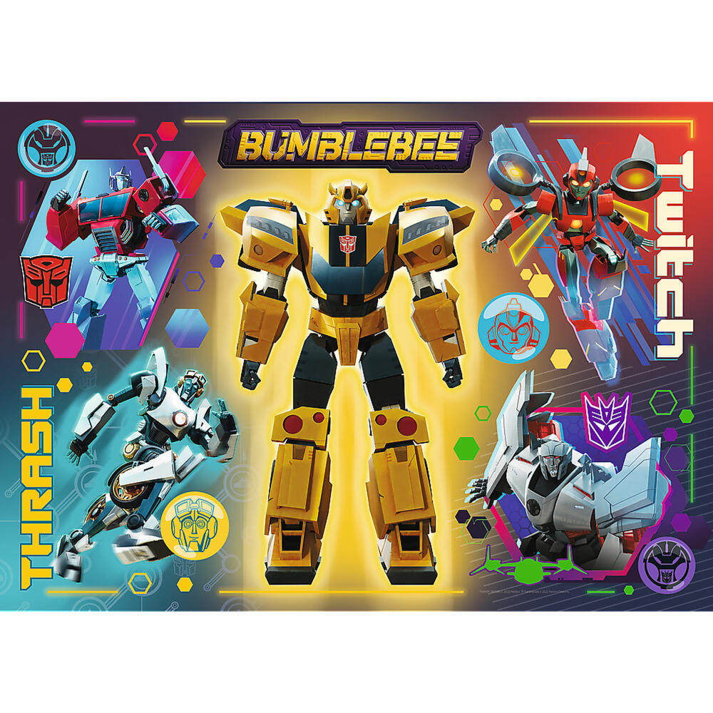 Trefl Puzzle Transformers, Kinderpuzzle, 200 Teile, 48 x 34 cm, 13300