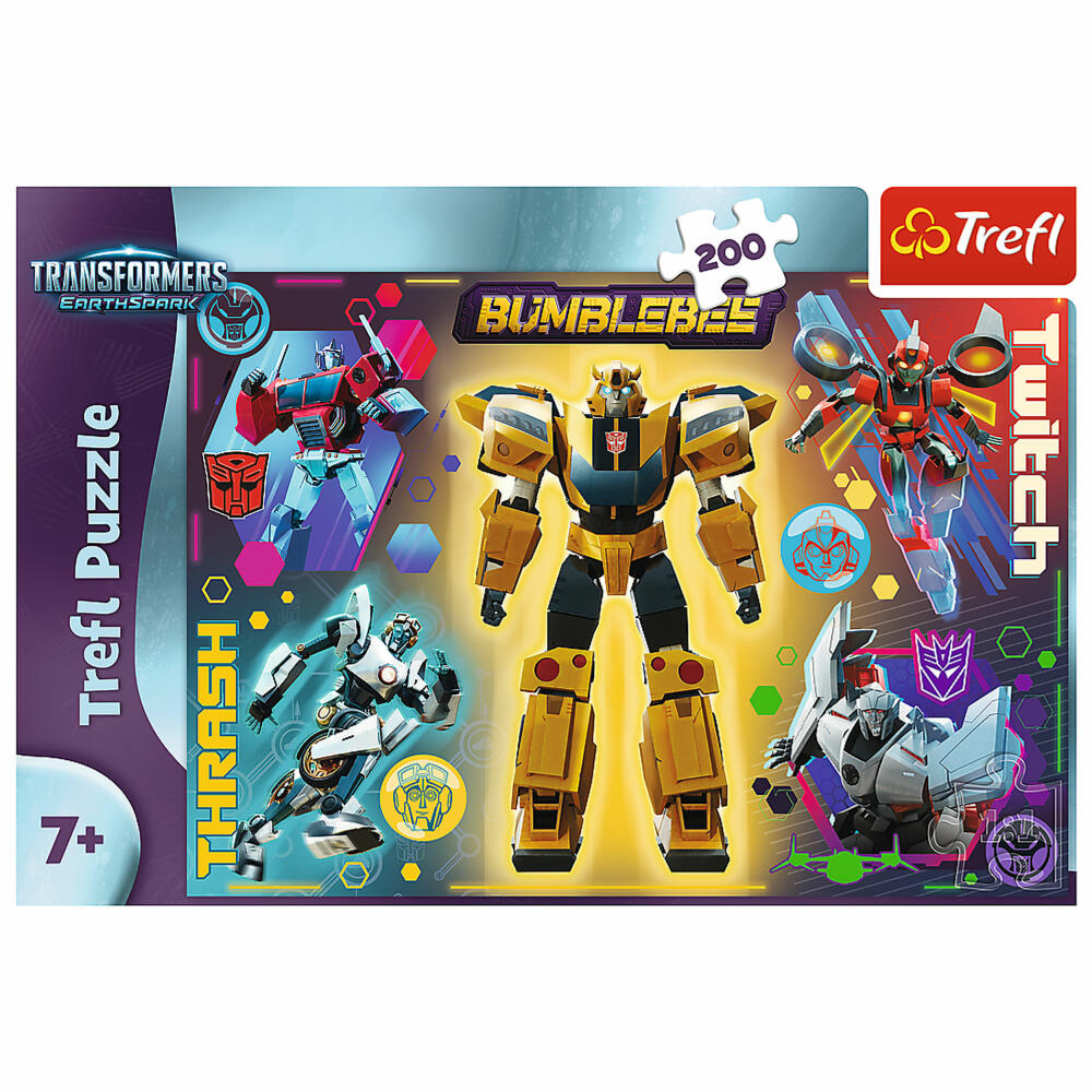 Trefl Puzzle Transformers, Kinderpuzzle, 200 Teile, 48 x 34 cm, 13300