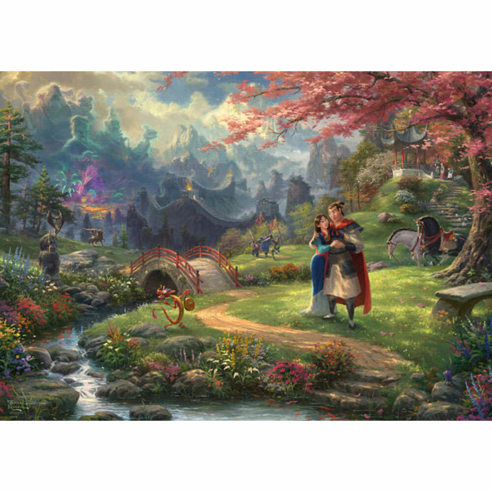 Schmidt Spiele Disney Mulan, Thomas Kinkade, Puzzle, Erwachsenenpuzzle, 1000 Teile, 59672