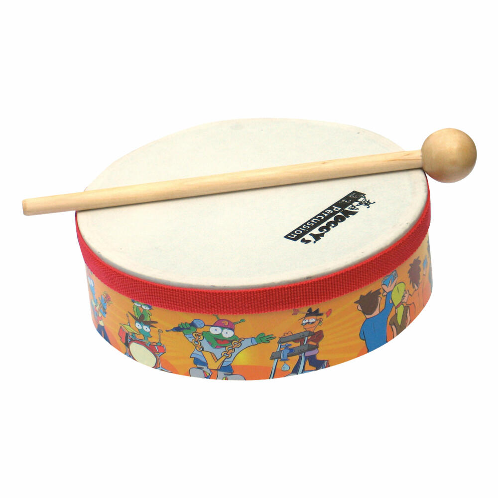 Voggenreiter Voggys Percussion-Set, 10-tlg., Maracas, Handtrommel, Trommel, Triangel, Egg-Shaker, Holz, ab 3 Jahre, 526