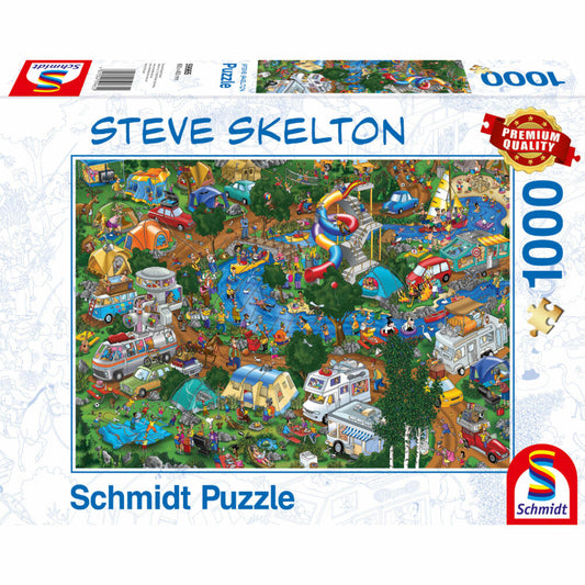 Schmidt Spiele Auszeit vom Alltag, Steve Skelton, Puzzle, Erwachsenenpuzzle, 1000 Teile, 59965