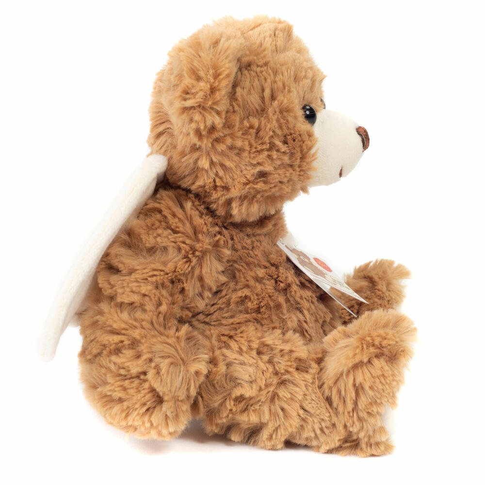 Teddy Hermann Schutzengel-Teddy, Kuscheltier, Stofftier, Plüschtier, Teddybär, Plüsch, Hellbraun, 20 cm, 913993