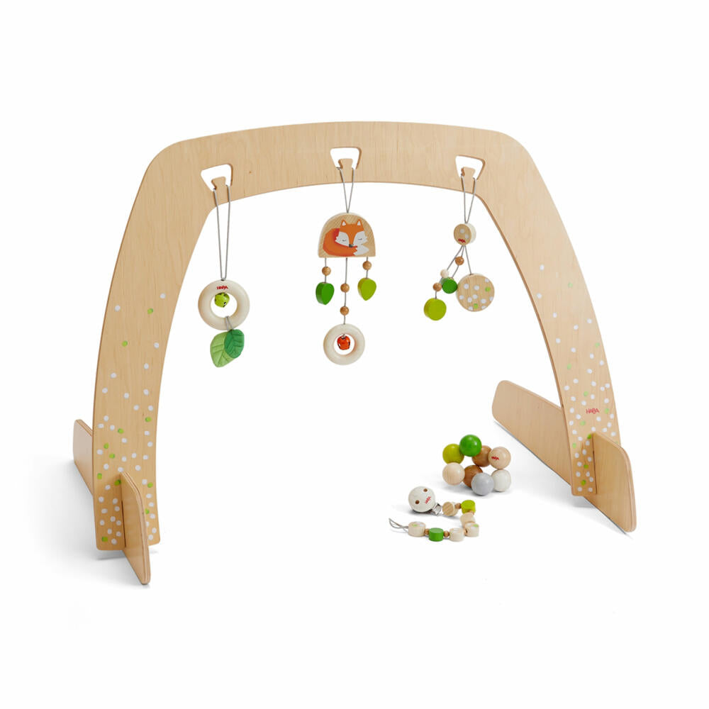 HABA Baby Spiel-Set Pure, Spieltrainer, Babygym, Spielbogen, Spielzeug, Baby, 1307168001