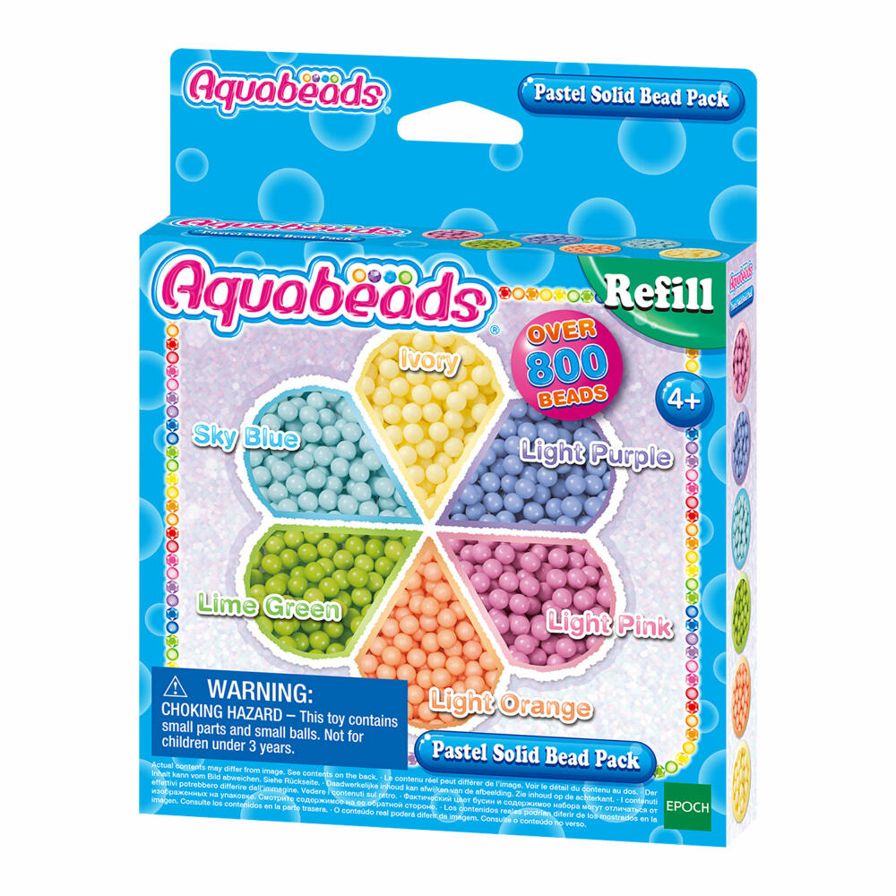 Aquabeads Pastell Perlen, Refills, Perlen Basteln, Perle, 31360