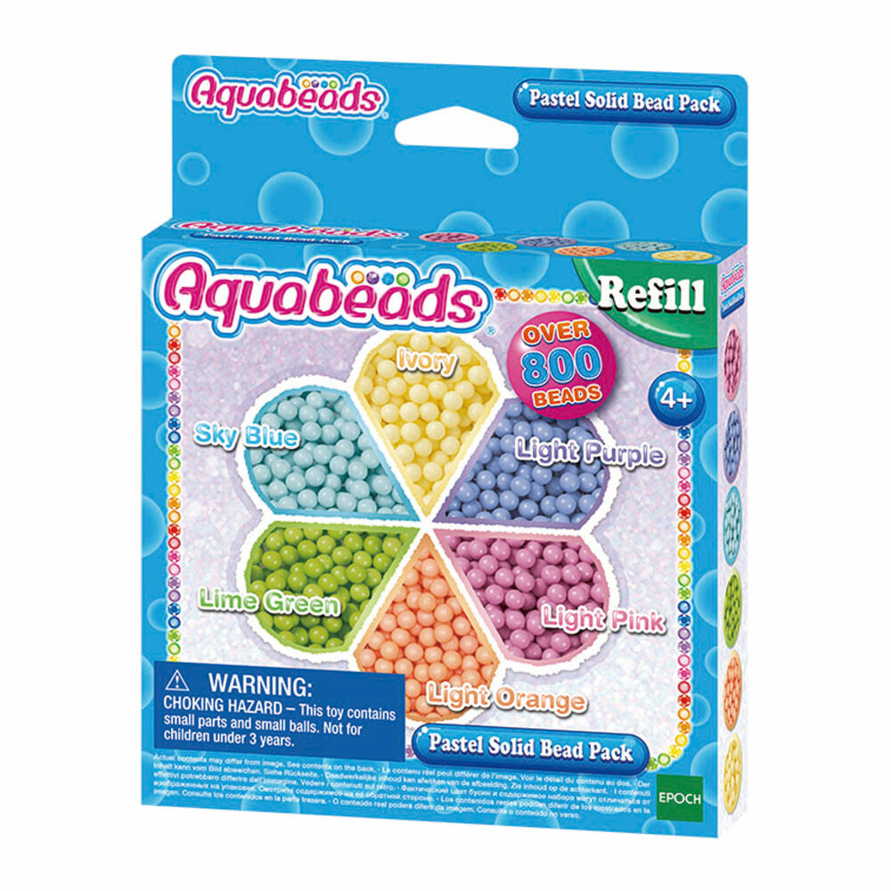 Aquabeads Pastell Perlen, Refills, Perlen Basteln, Perle, 31360