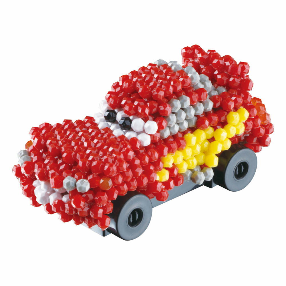 Aquabeads Cars 3 3D Lightning McQueen Motivset, Bastelset, 800 Perlen, Basteln, Spielzeug, 30198